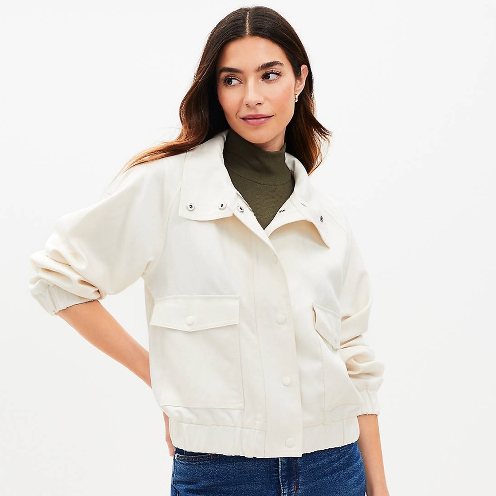 LOFT - Fluid Bomber Jacket!